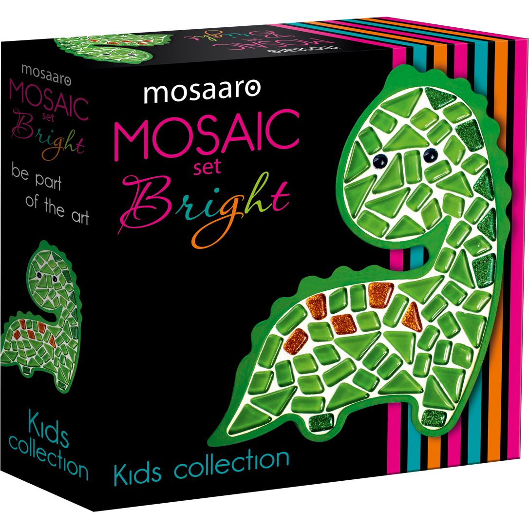 Набір для творчості Mosaaro Мозаїка скляна Динозавр (МА7003) - фото 1