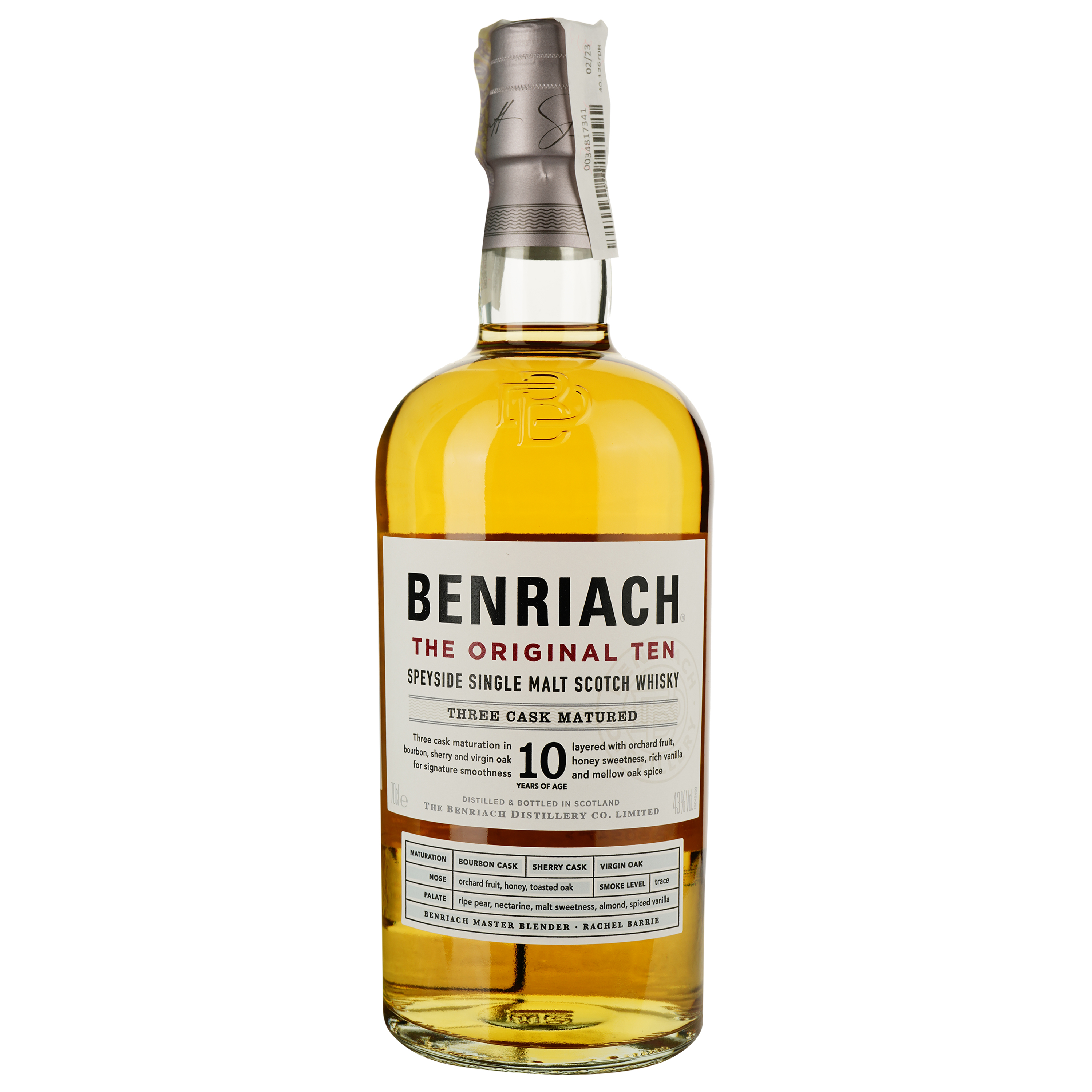 Виски BenRiach The Original Ten 10 yo Single Malt Scotch Whisky 43% 0.7 л - фото 2