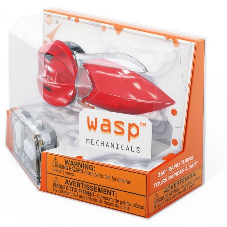 Нано-робот Hexbug Wasp на ІЧ-управлінні, червоний (409-7677_red) - фото 4