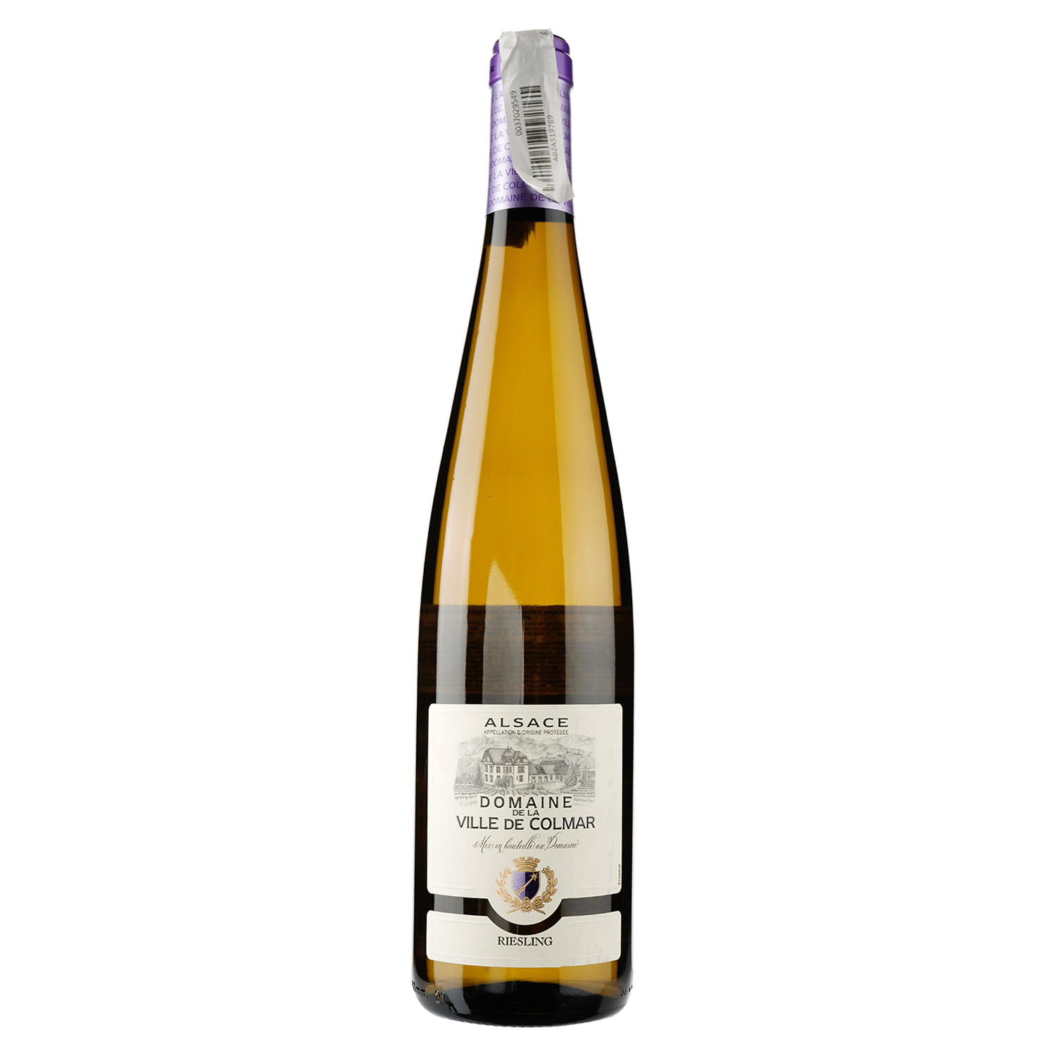 Вино Domaine de la Ville de Colmar Riesling, белое, сухое, 13%, 0,75 л - фото 1