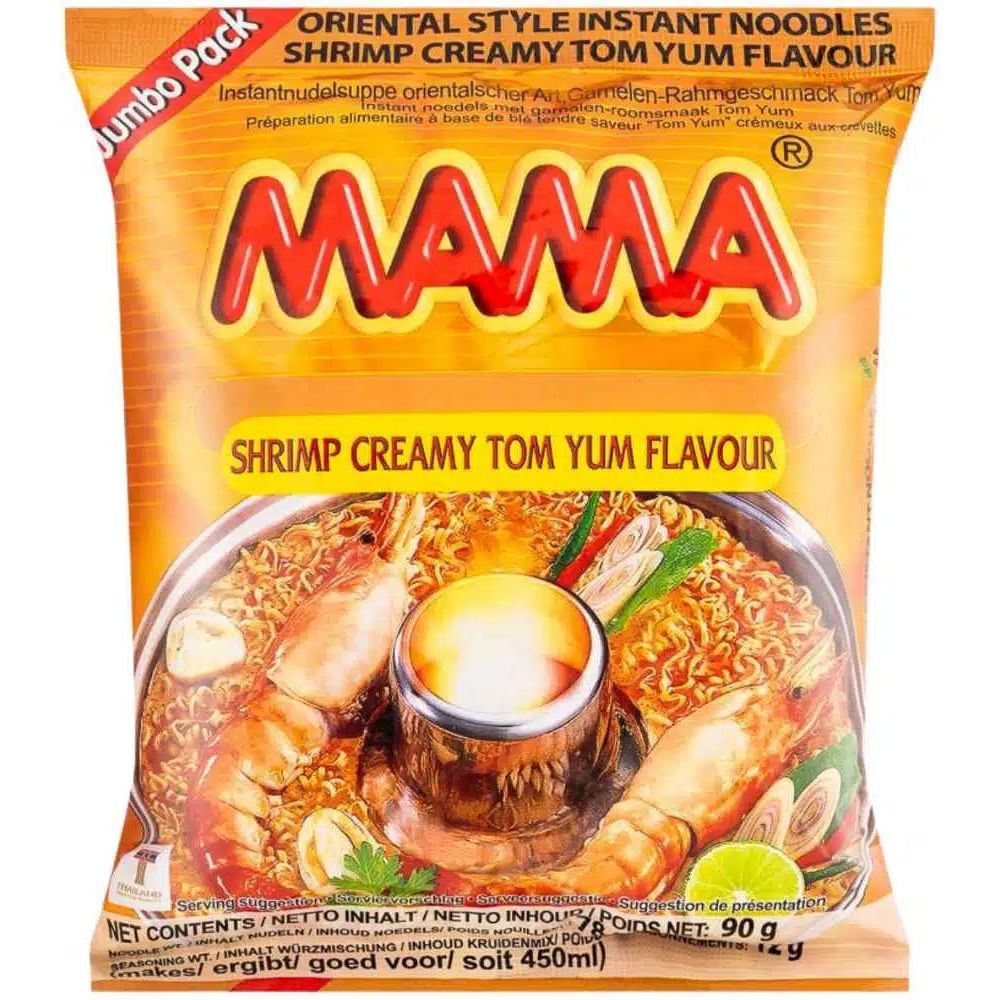 Локшина швидкого приготування MAMA Creamy Tom Yum Jumbo 90 г - фото 1