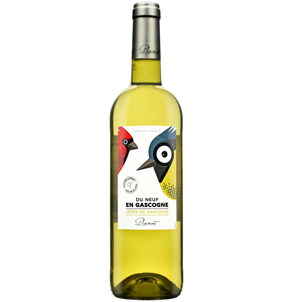 Вино Plaimont Du Neuf en Gascogne белое полусухое, 0,75 л, 9% (801674) - фото 1
