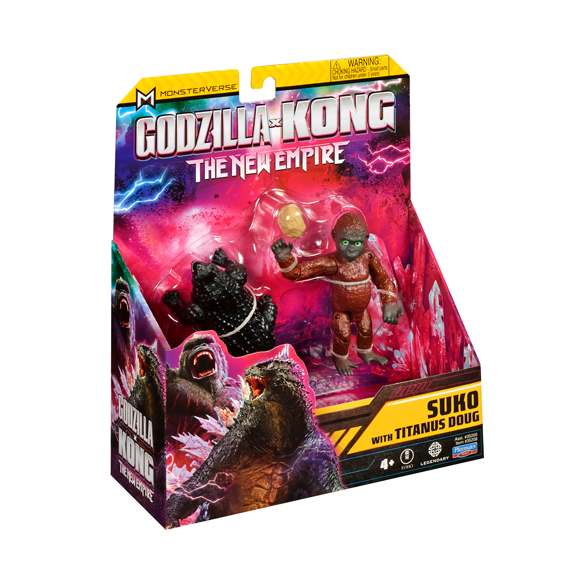 Набір фігурок Godzilla vs Kong Зуко з Дагом 9 см (35208) - фото 4