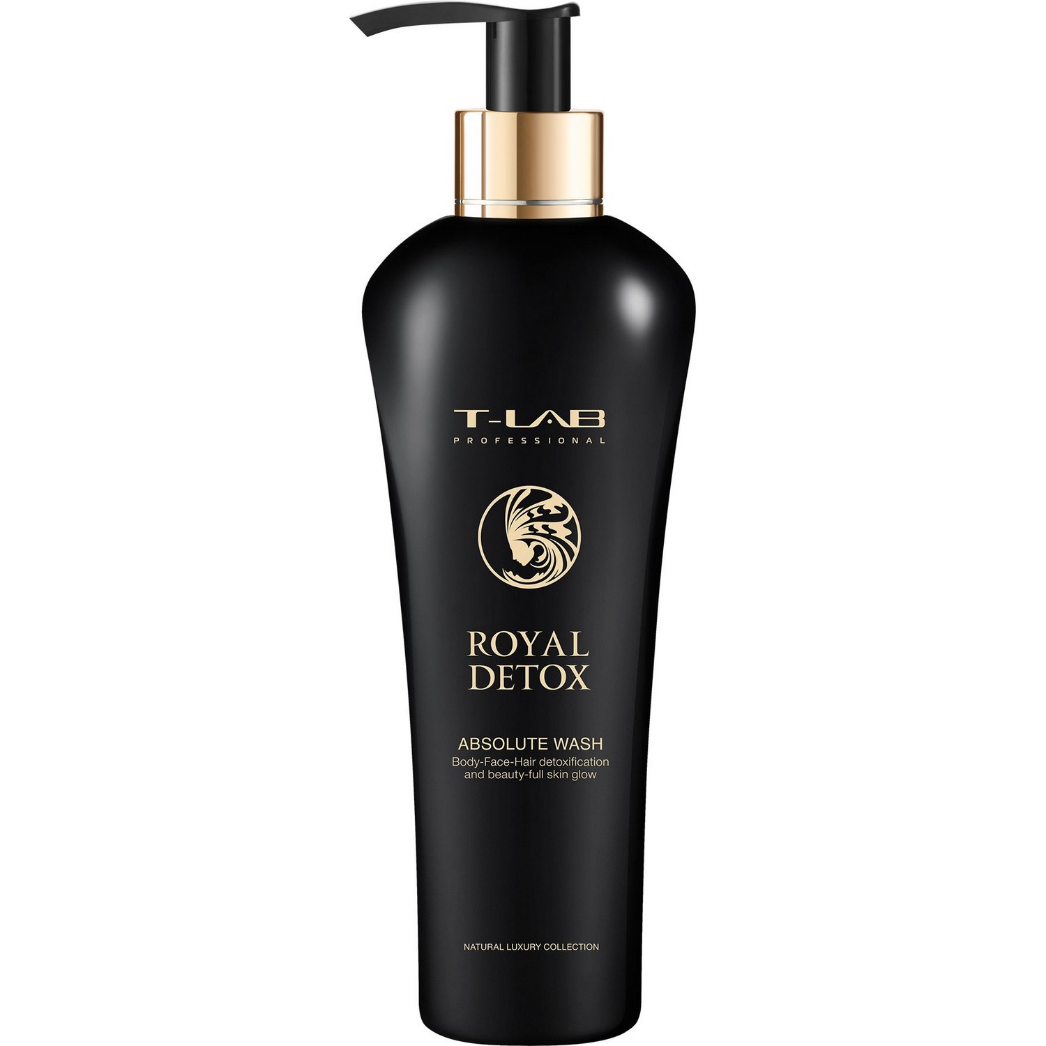 Шампунь-гель T-LAB Professional Royal Detox Absolute Wash для гладкості та абсолютної детоксикації волосся та шкіри, 300 мл - фото 1