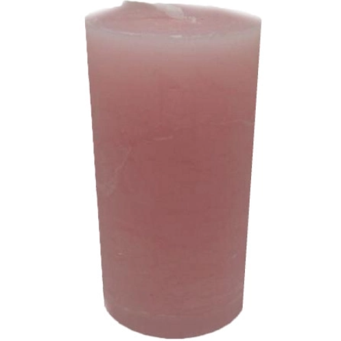 Свеча Pragnis Рустик, 5,5х10 см, светло-розовая (C5510-169) - фото 1