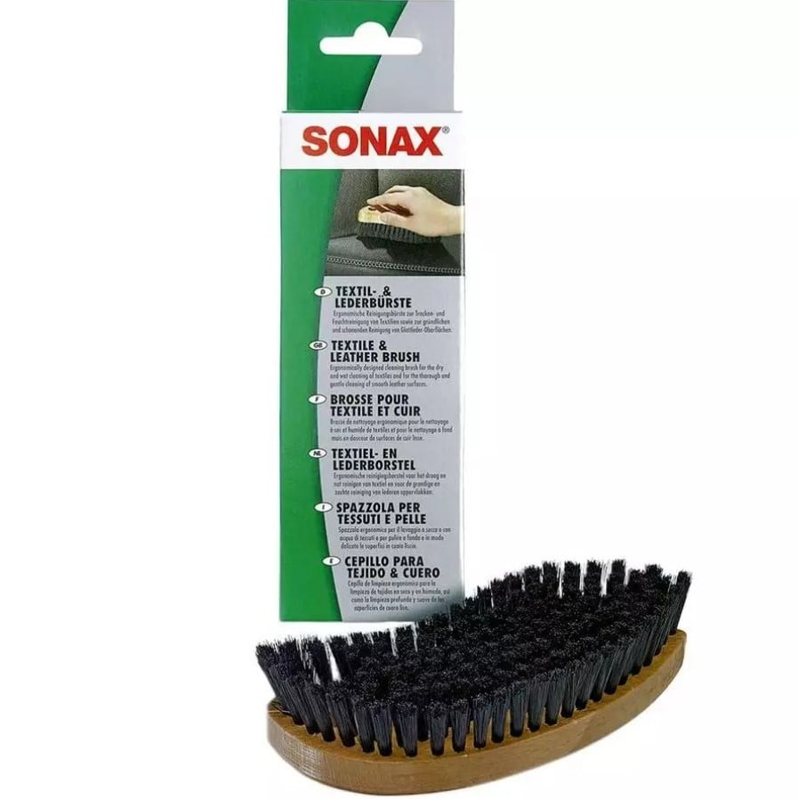 Щітка для чищення текстилю та гладкої шкіри Sonax Textile+Leather Brush - фото 1