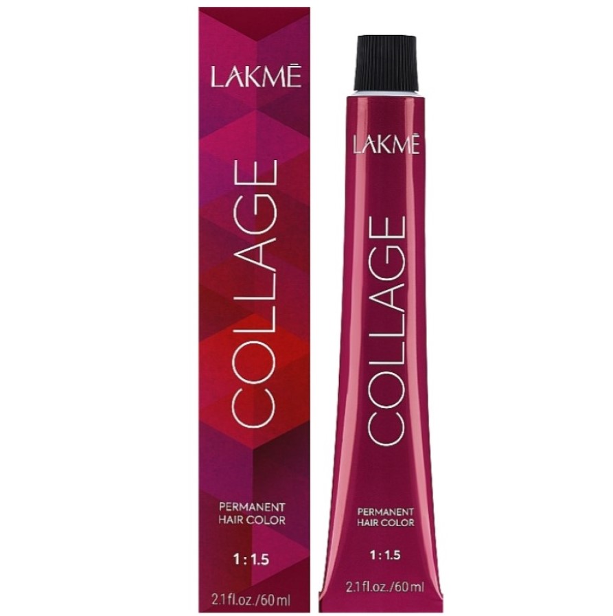 Перманентная краска для волос Lakme Collage Creme Hair Color тон 5/22 60 мл - фото 1