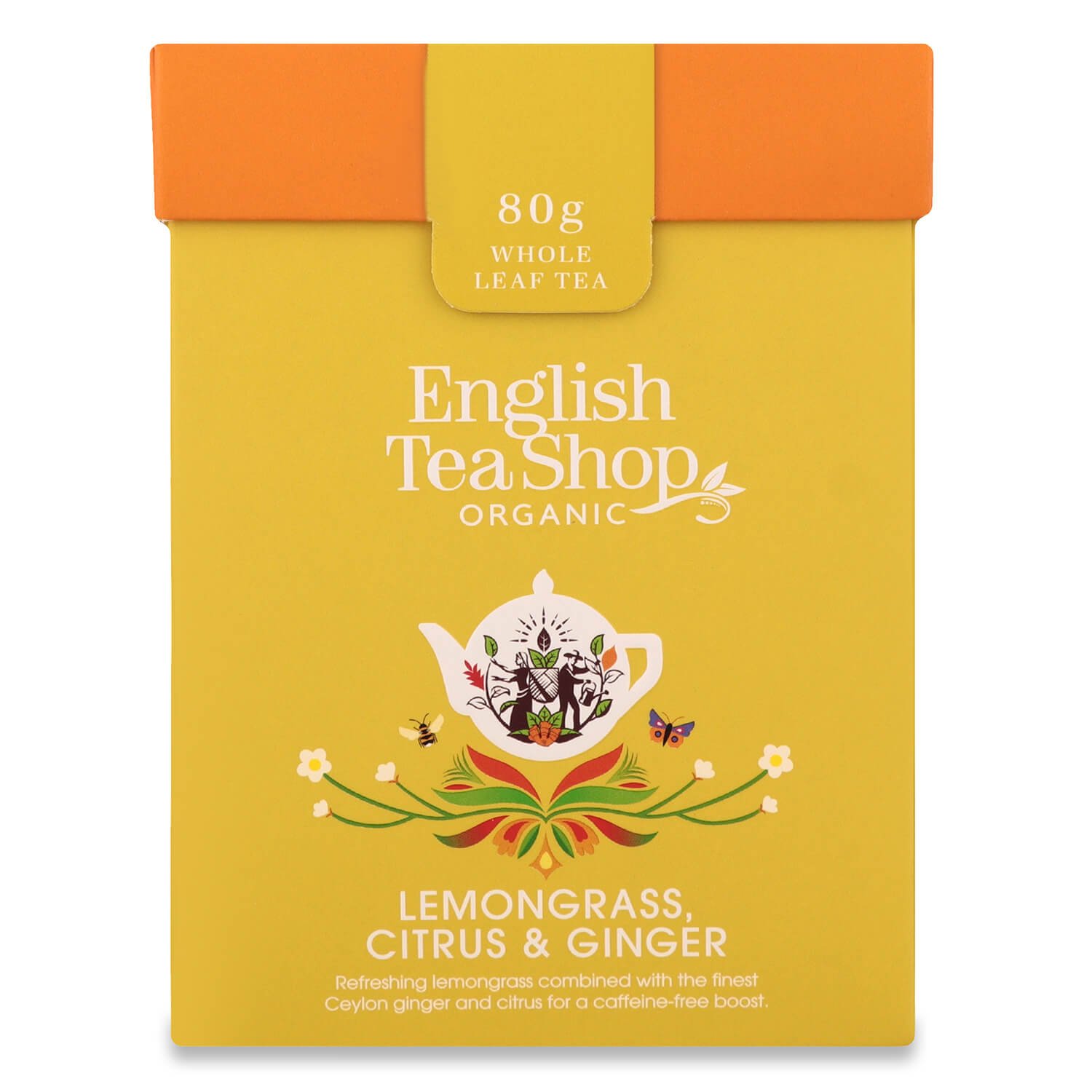 Чай травяной English Tea Shop лемонграс-имбирь-цитрус, с ложкой, 80 г (818897) - фото 1