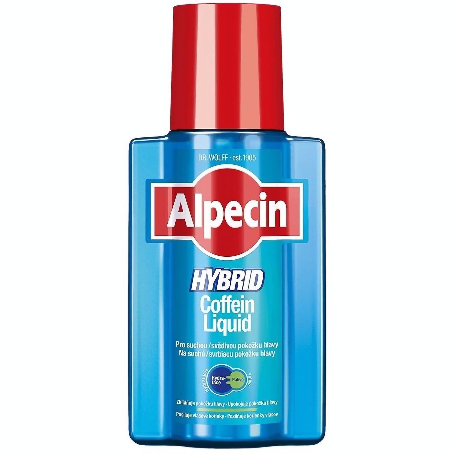 Тонік Alpecin Hybrid Coffein Liquid, для чутливої та сверблячої шкіри голови, 200 мл - фото 1