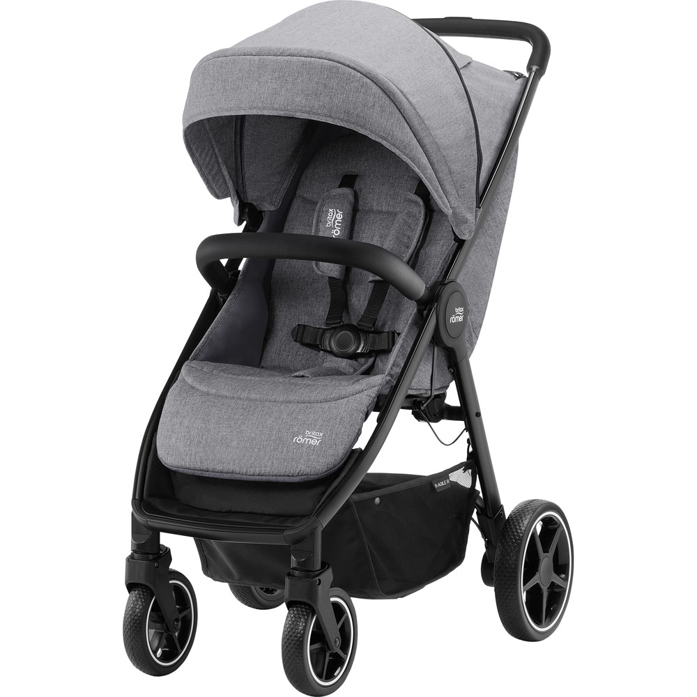 Прогулочная коляска Britax Romer B-Agile R Elephant Grey/Black (2000032872) - фото 1