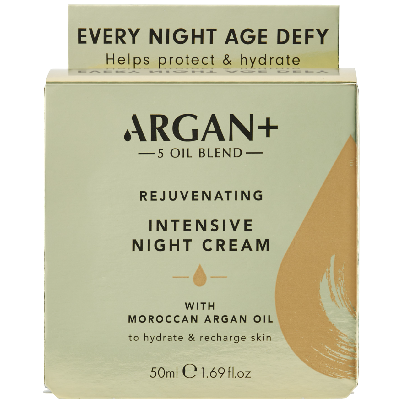 Крем для обличчя нічний Argan+ Moroccan Argan Oil Rejuvenating Intensive, 50 мл - фото 2