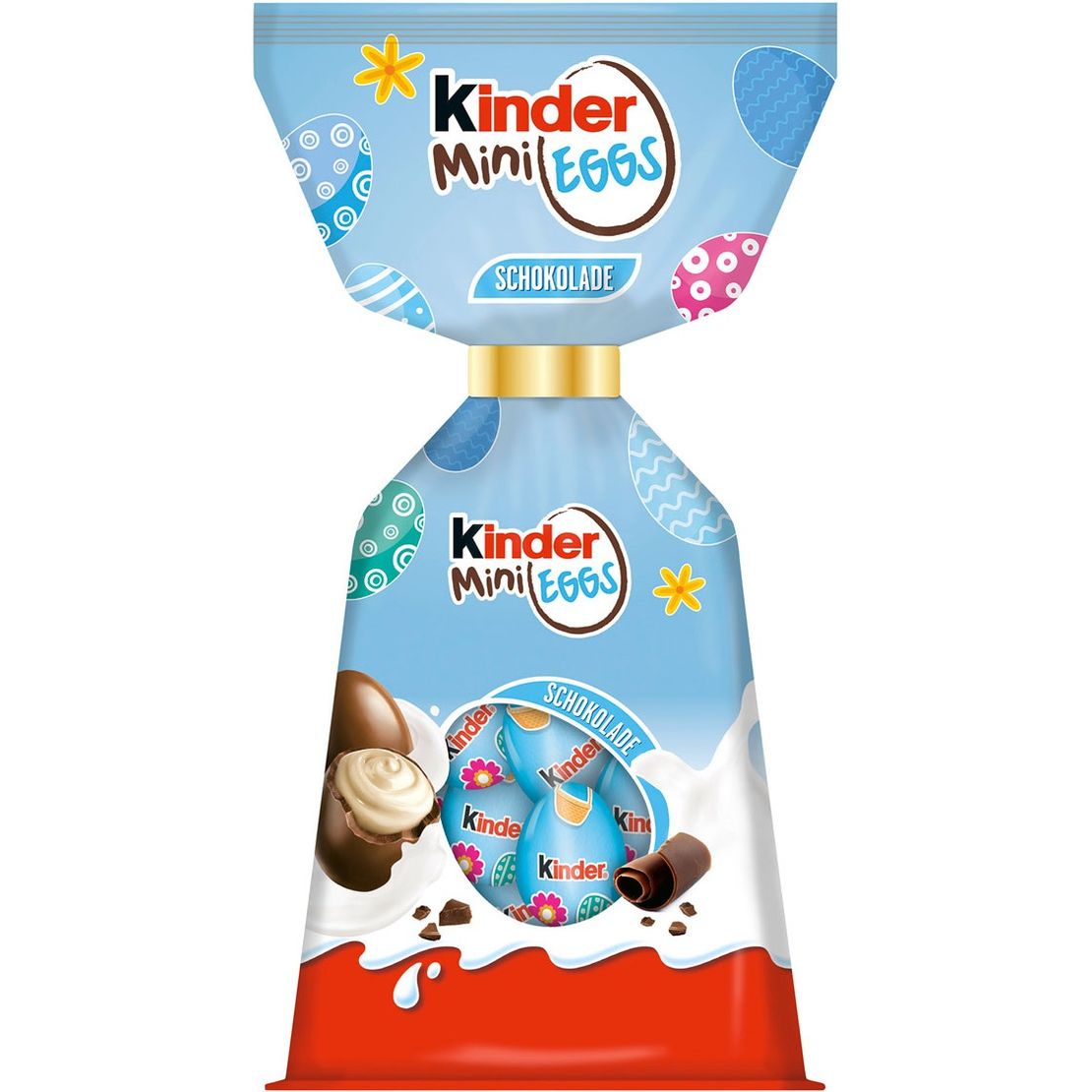 Яйця шоколадні Kinder Mini Eggs With Milk Cream 85 г - фото 1