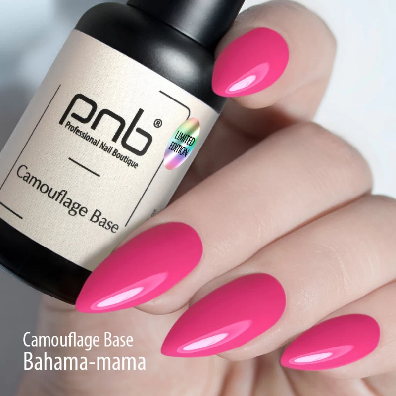 Камуфлирующая база каучуковая PNB UV/LED Camouflage Base Bahama-mama 8 мл - фото 4