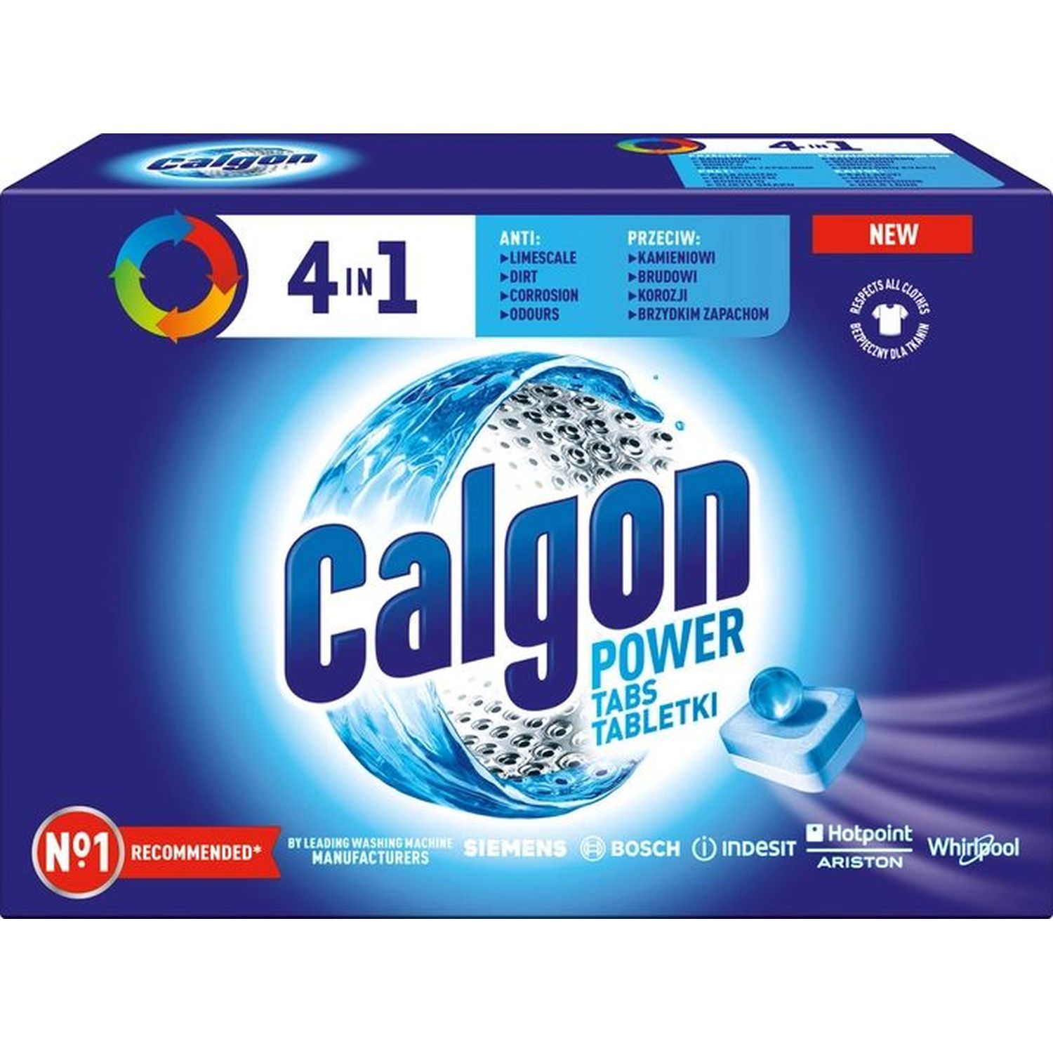 Засіб для пом’якшення води та запобігання утворенню накипу Calgon Powerball 4в1 у таблетках, 30 шт - фото 1