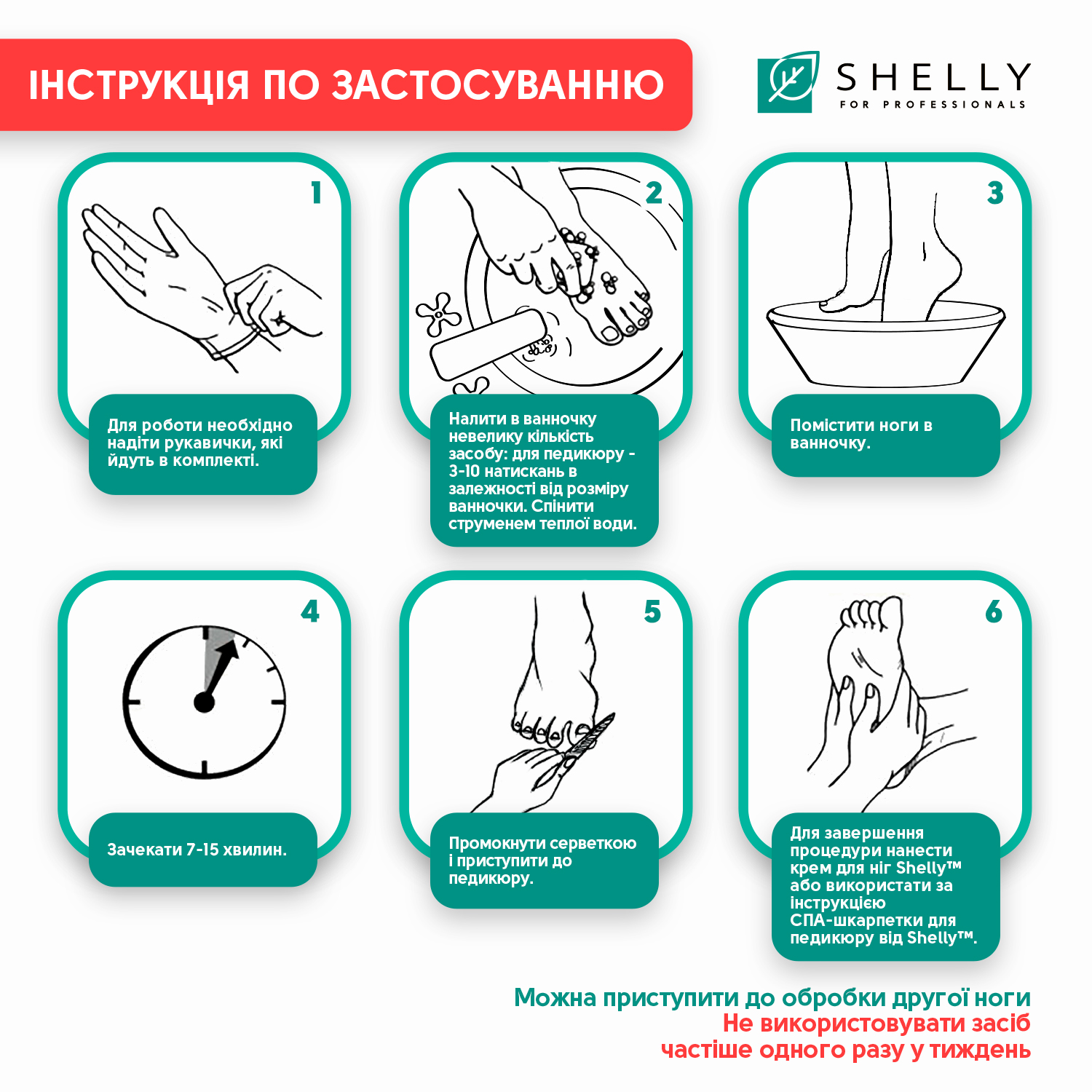 Спа-ванна Shelly Мягкое лезвие для ускоренной подготовки к маникюру и педикюру 500 мл - фото 5