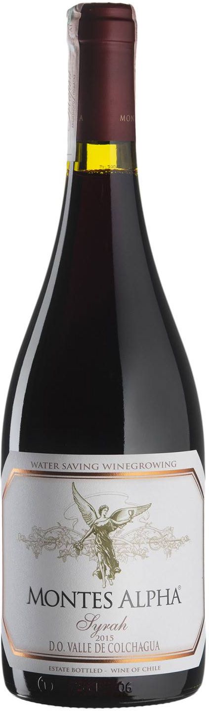 Вино Montes Syrah Alpha Montes, красное, сухое, 0,75 л - фото 1