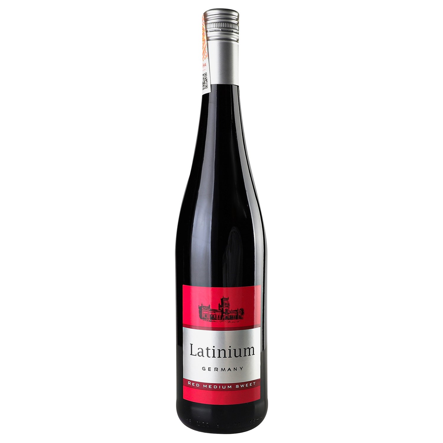 Вино Latinium Red Medium Sweet, красное, полусладкое, 10,5%, 0,75 л - фото 1