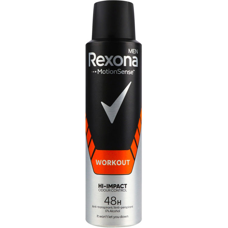 Антиперспирант Rexona Men MotionSense Тренировка аэрозоль 150 мл - фото 1