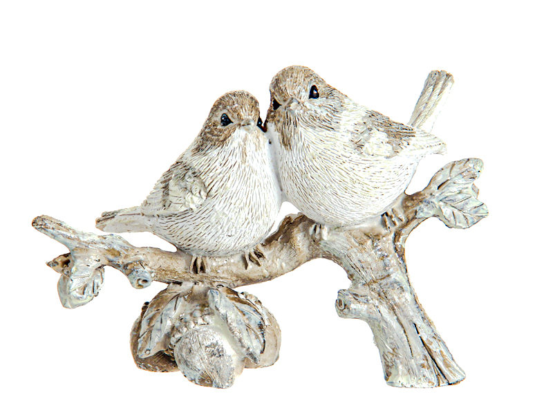 Фигурка декоративная Lefard Птички на ветке, 12х8,5 см (192-143) - фото 1