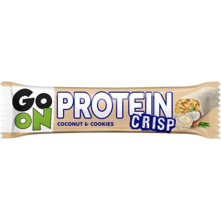 Батончик протеїновий Go On Nutrition Crisp Bar with Coconut&Cookie 50 г - фото 1