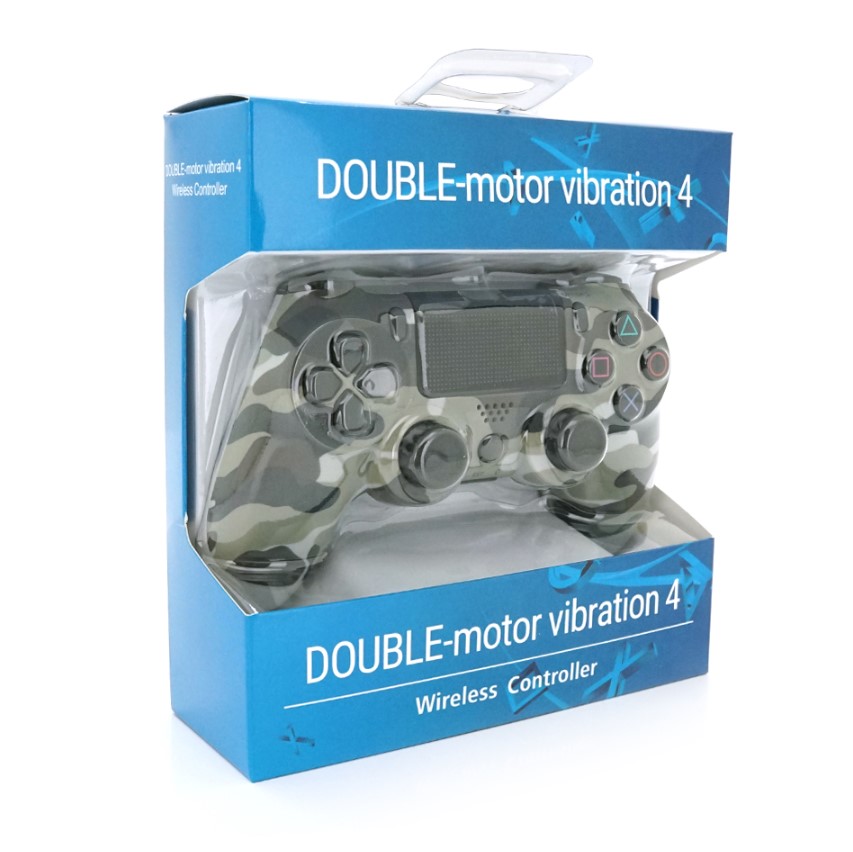 Геймпад джойстик Doubleshock Wireless PS4 Double Motor Vibration DualShock 4 Haki-White - фото 5