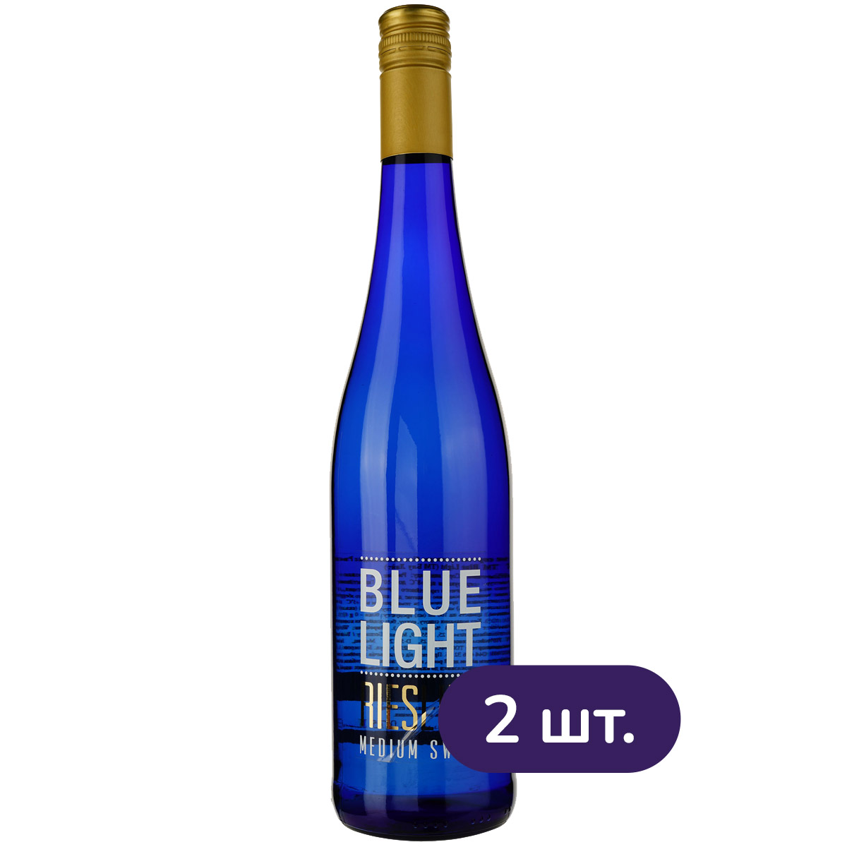 Вино Hechtsheim Riesling Blue Light Medium Sweet біле напівсолодке 0.75 л 2 шт. (688966) - фото 1