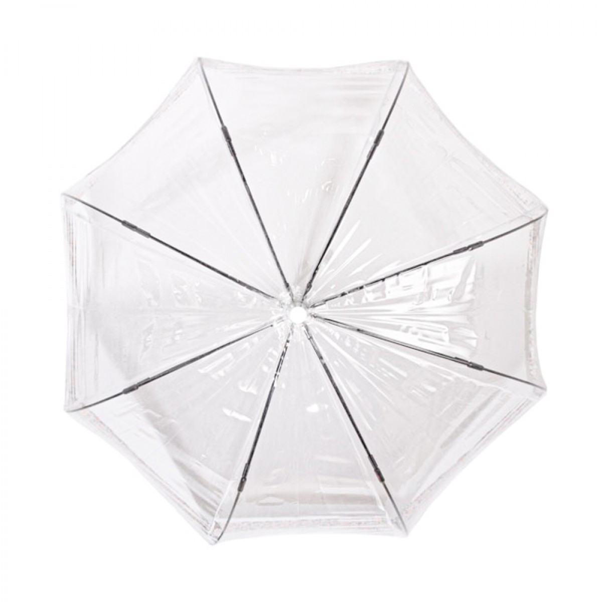 Женский зонт-трость механическая Fulton 84 см белый - фото 4