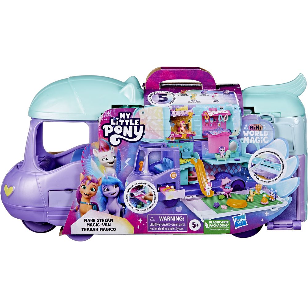 Ігровий набір My Little Pony Playset World Magic Mare Stream Buildable Trailer Camper Van (F7650) - фото 5