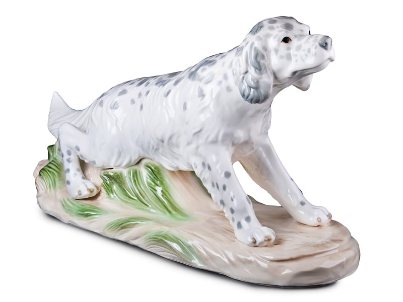 Статуетка декоративна Lefard Собака, 56х35х30 см, білий (101-765) - фото 1