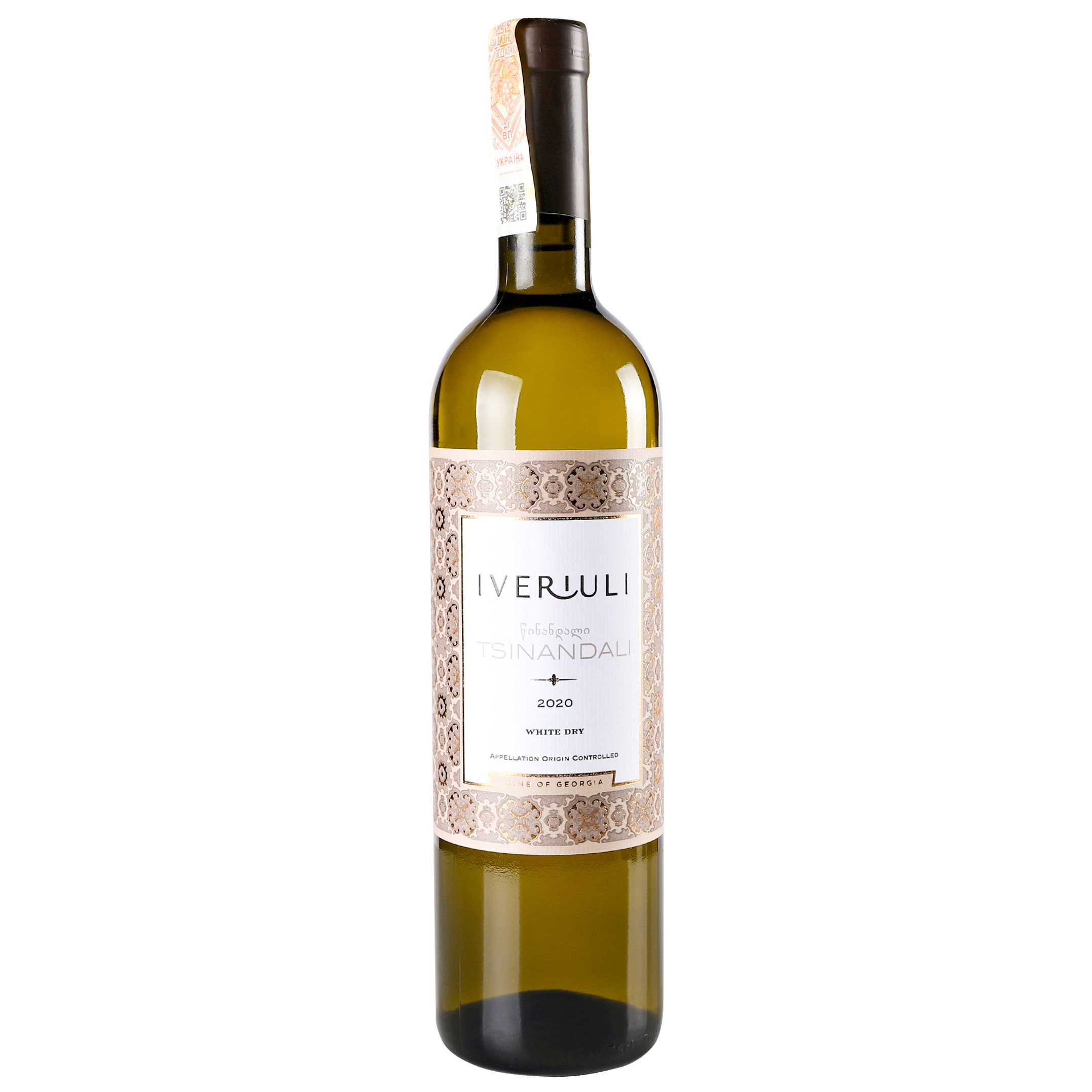 Вино Iveriuli Tsinandali, 12,5%, 0,75 л (526920) - фото 1