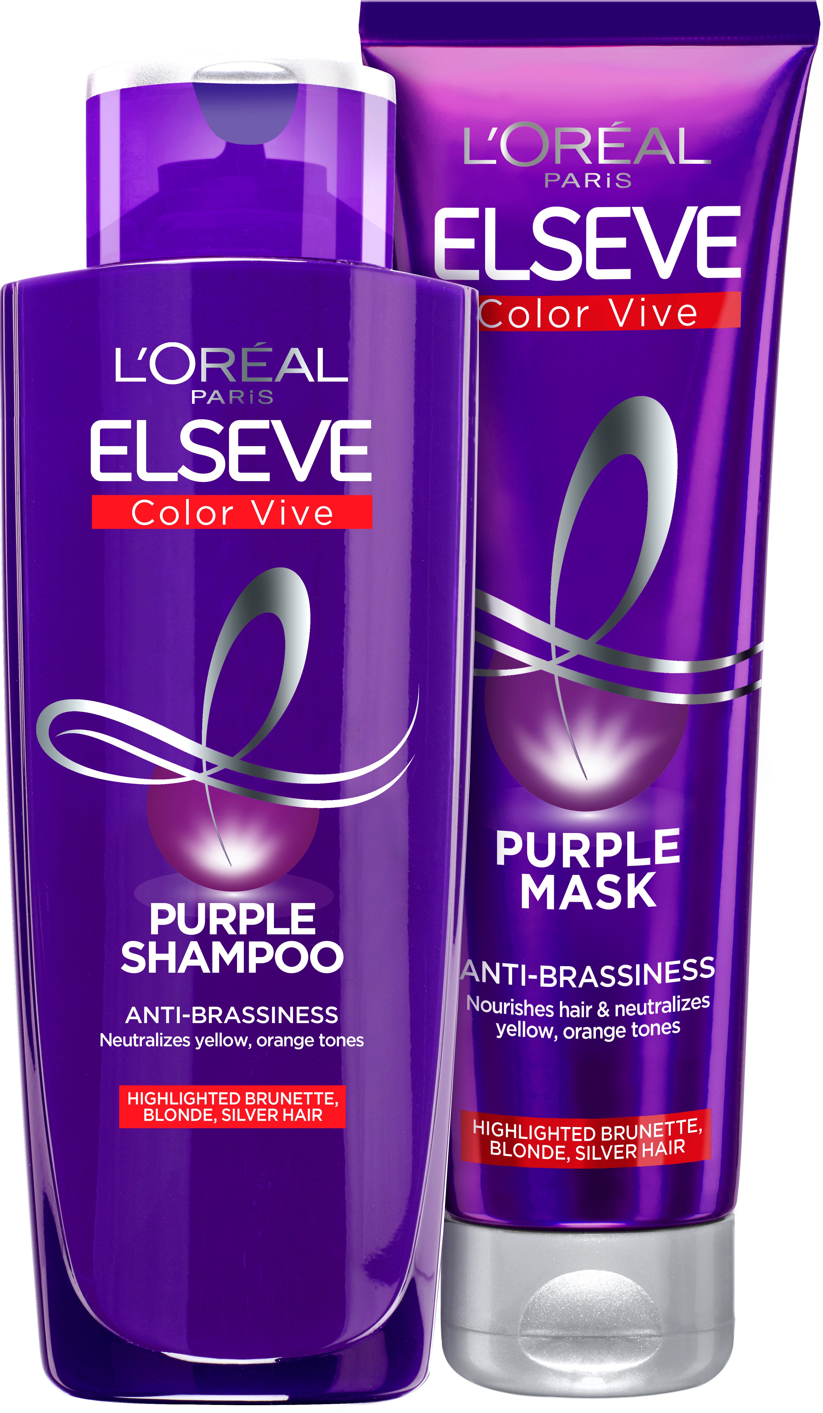 Тонирующий шампунь L'Oreal Paris Elseve Color Vive Purple для осветленных и мелированных волос, 200 мл - фото 2