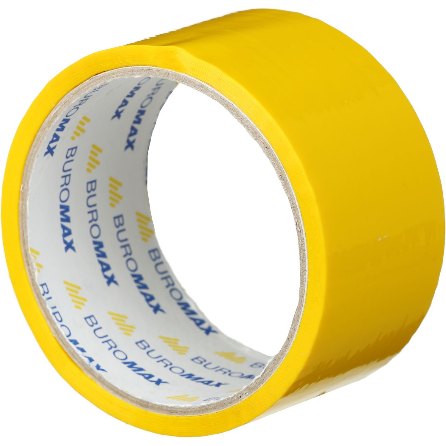 Клейка стрічка пакувальна Buromax 48 мм x 35 м жовта (BM.7007-08) - фото 1