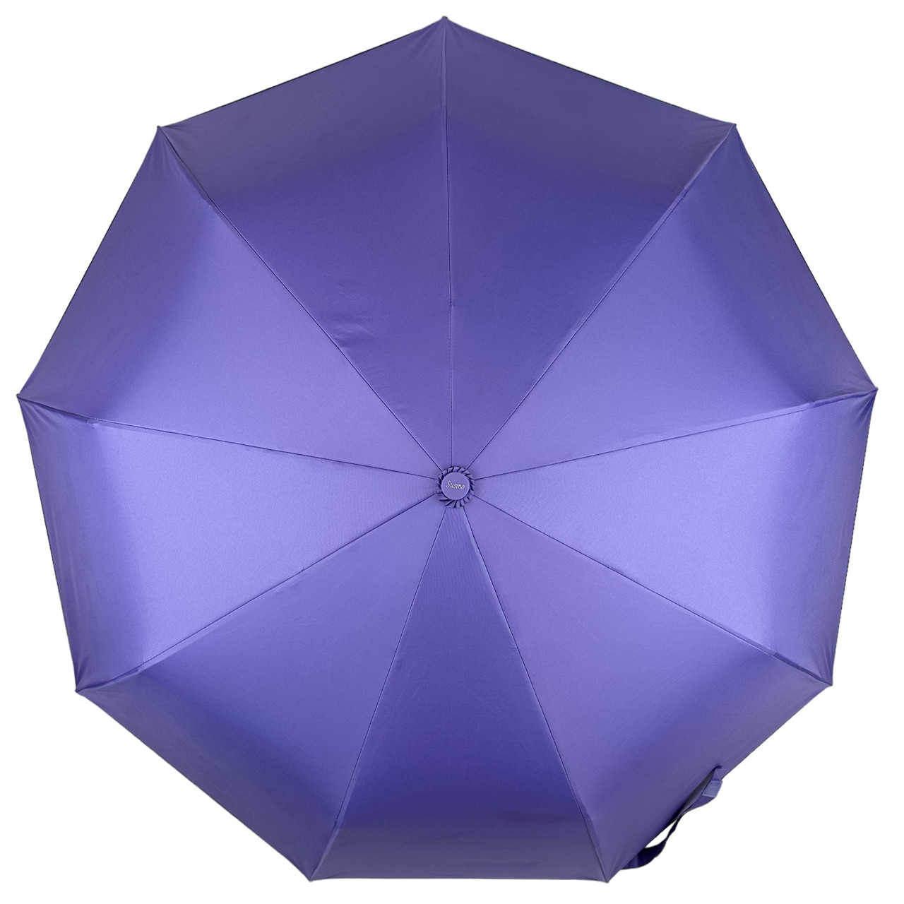 Жіноча складана парасолька напівавтомат Susino 99 см фіолетова - фото 5