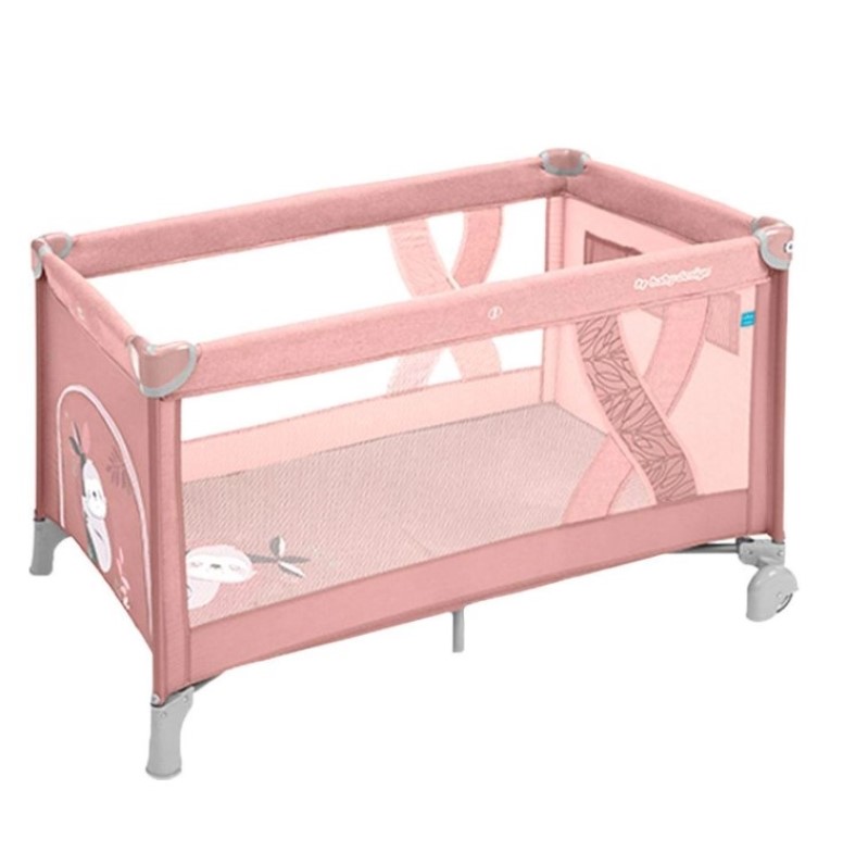 Манеж-ліжечко Baby Design Simple 08 Pink (292651) - фото 1