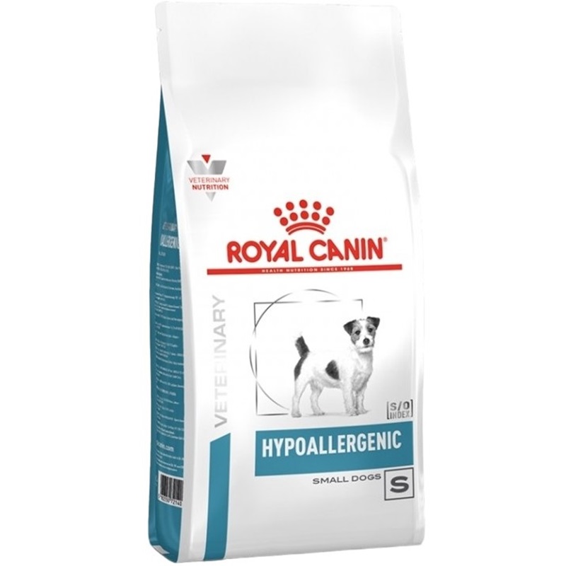 Сухой корм для взрослых собак мелких размеров Royal Canin Hypoallergenic Small Dogs при пищевой аллергии или непереносимости 1 кг - фото 1