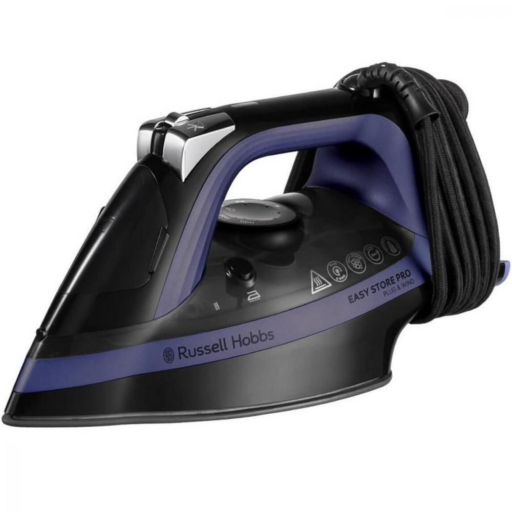 Утюг Russell Hobbs Easy Store Pro 26731-56 черно-синий - фото 1