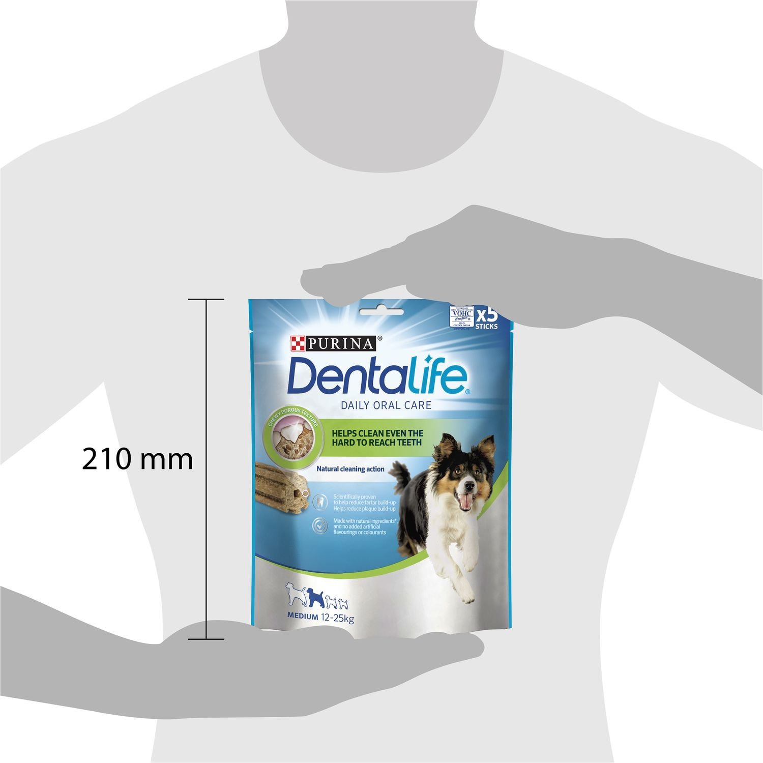 Лакомство для собак средних пород DentaLife для здоровья зубов и десен, 115 г - фото 2