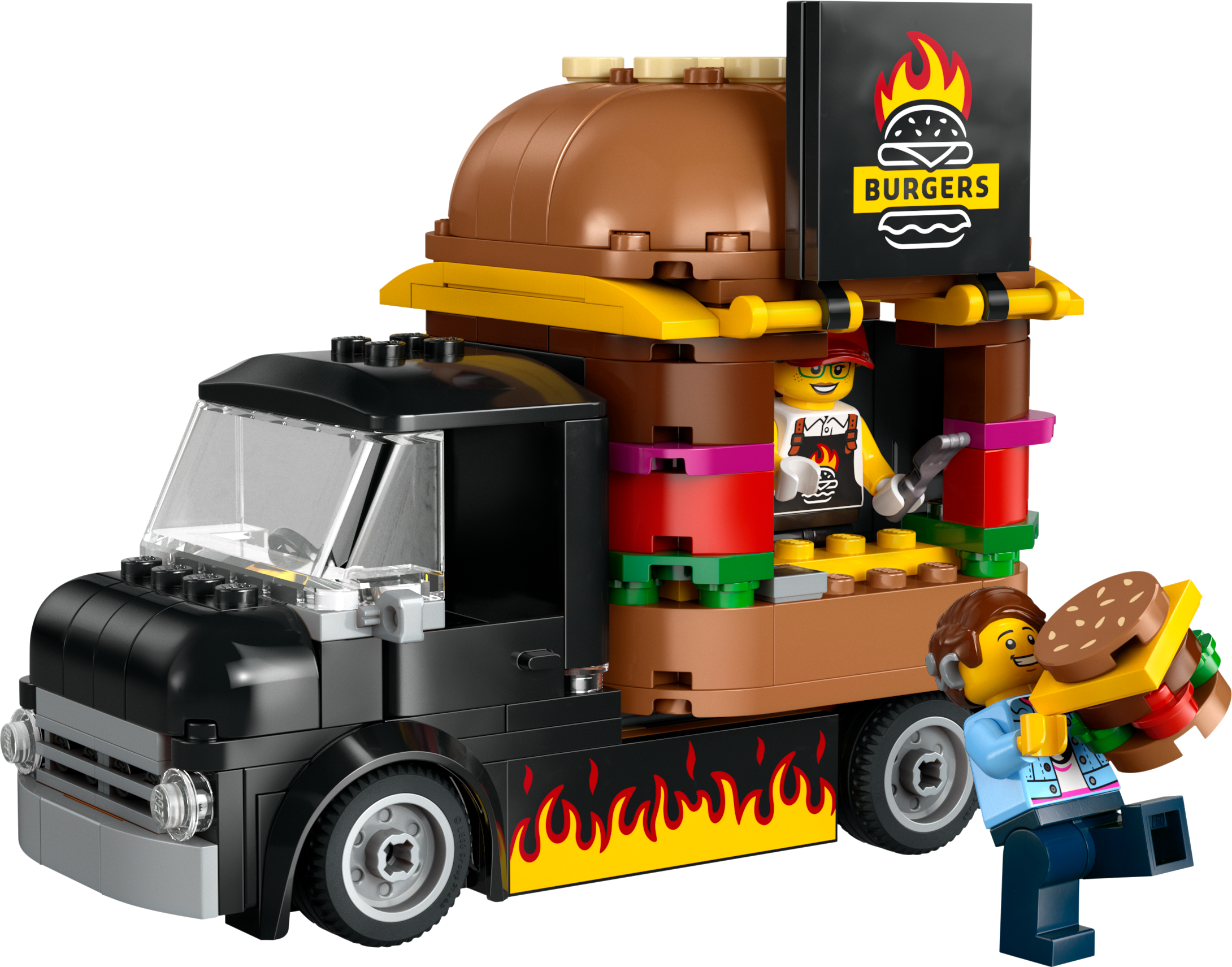 Конструктор LEGO City Грузовик с гамбургерами 194 деталей (60404) - фото 2