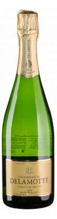 Шампанське Delamotte Blanc de Blancs 2014, біле, брют, 12%, 0,75 л - фото 1