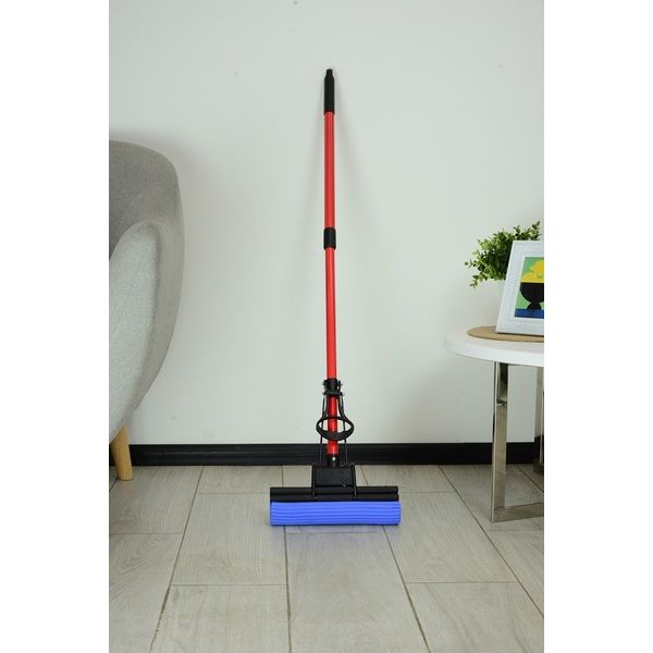 Швабра Idea Home DS-1311 Blue-Red 110 см (DS-1311 Double roller Blue-Red) - фото 2