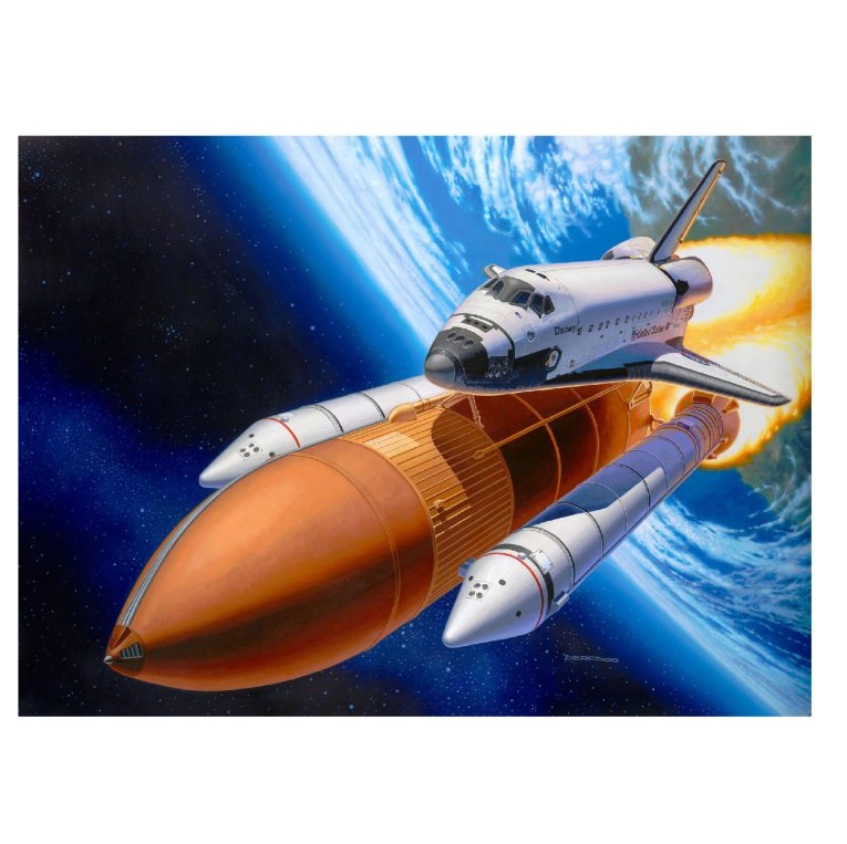 Збірна модель Revell Космічний шатл Discovery, рівень 4, масштаб 1:144, 97 деталей (RVL-04736) - фото 3