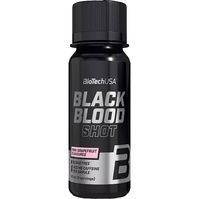 Передтренік BioTech Black Blood Shot Lemonade 1.2 л (20 шт. х 60 мл) - фото 1
