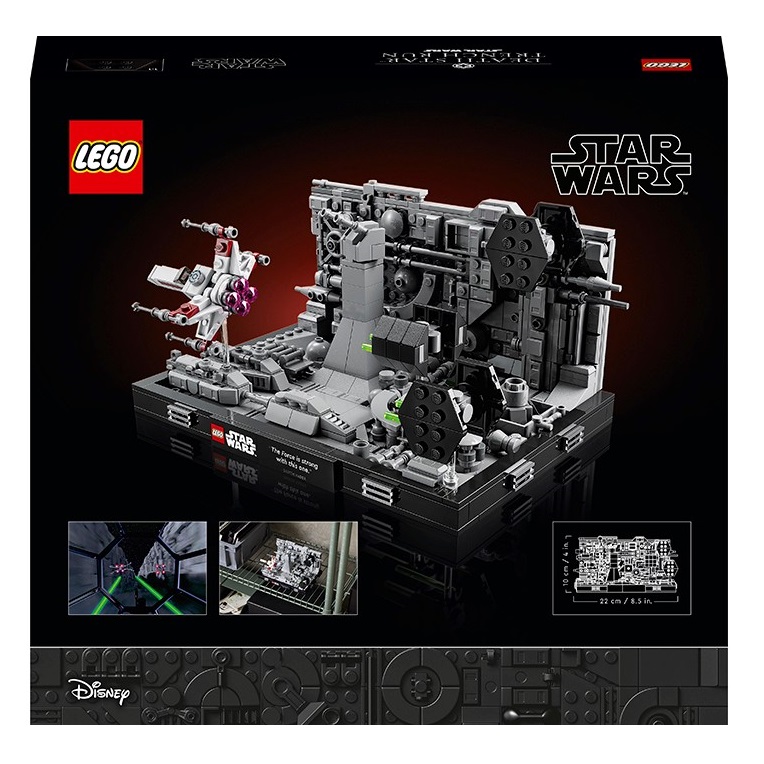 Конструктор LEGO Star Wars Діорама Біг траншеями, Зірка Смерті, 665 деталей (75329) - фото 2