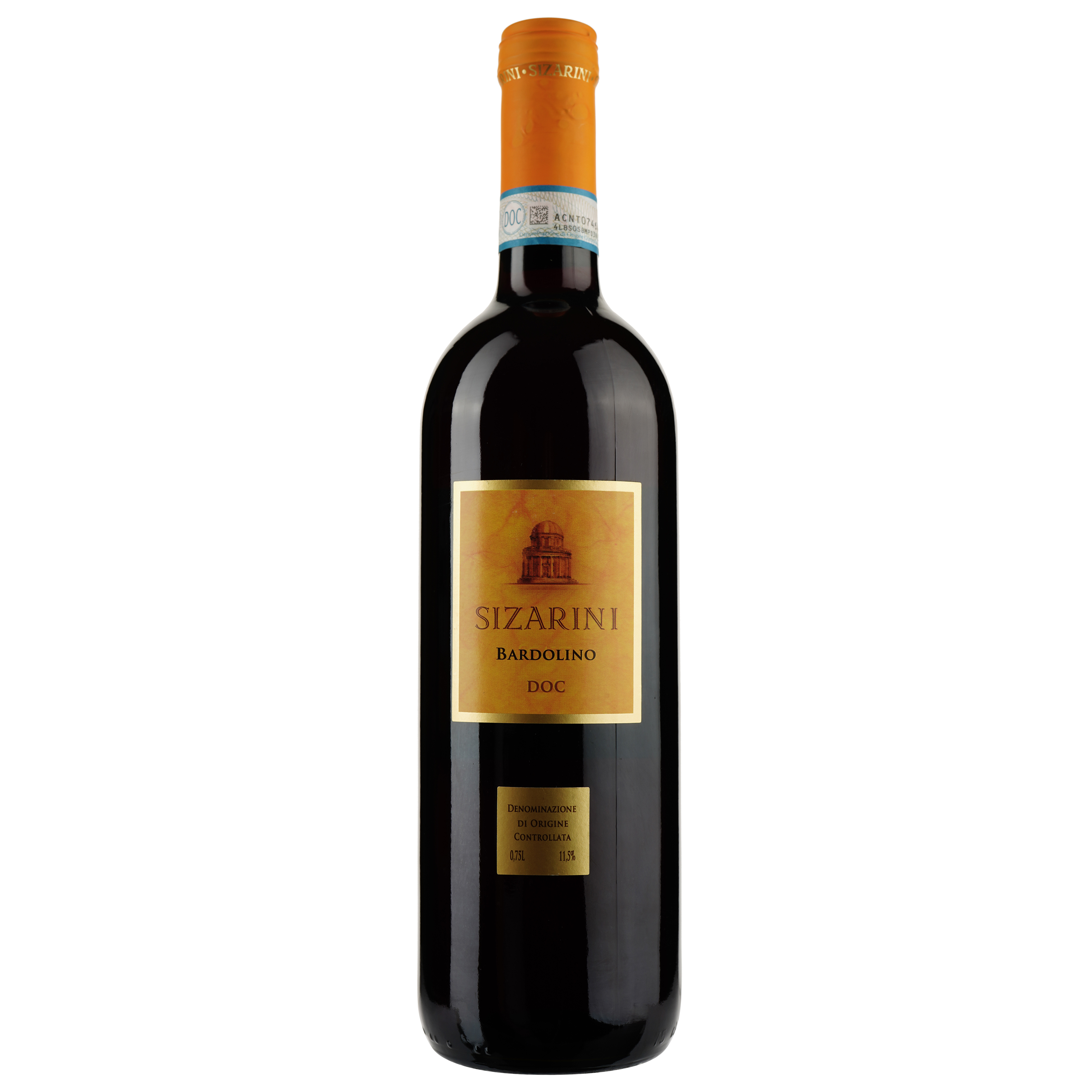 Вино Sizarini Bardolino DOC, красное, сухое, 11%, 0,75 л - фото 1