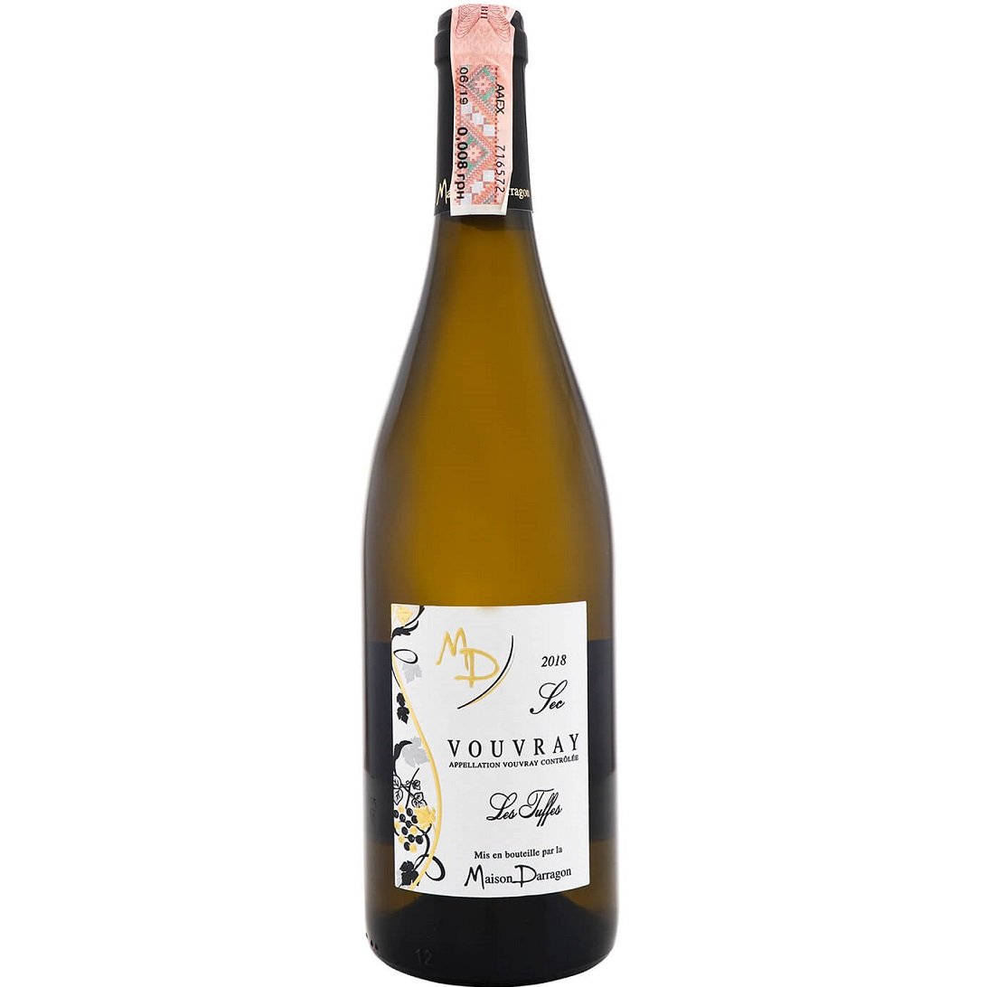 Вино Maison Darragon Vouvray Les Tuffes Sec 2018, белое , сухое,14%, 0,75 л (804546) - фото 1
