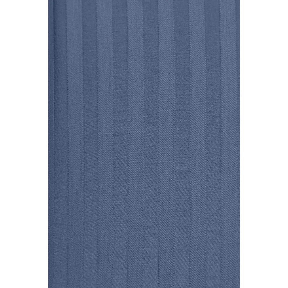 Простирадло на резинці LightHouse Sateen Stripe Blue Navy 200х160 см синє (603777) - фото 2