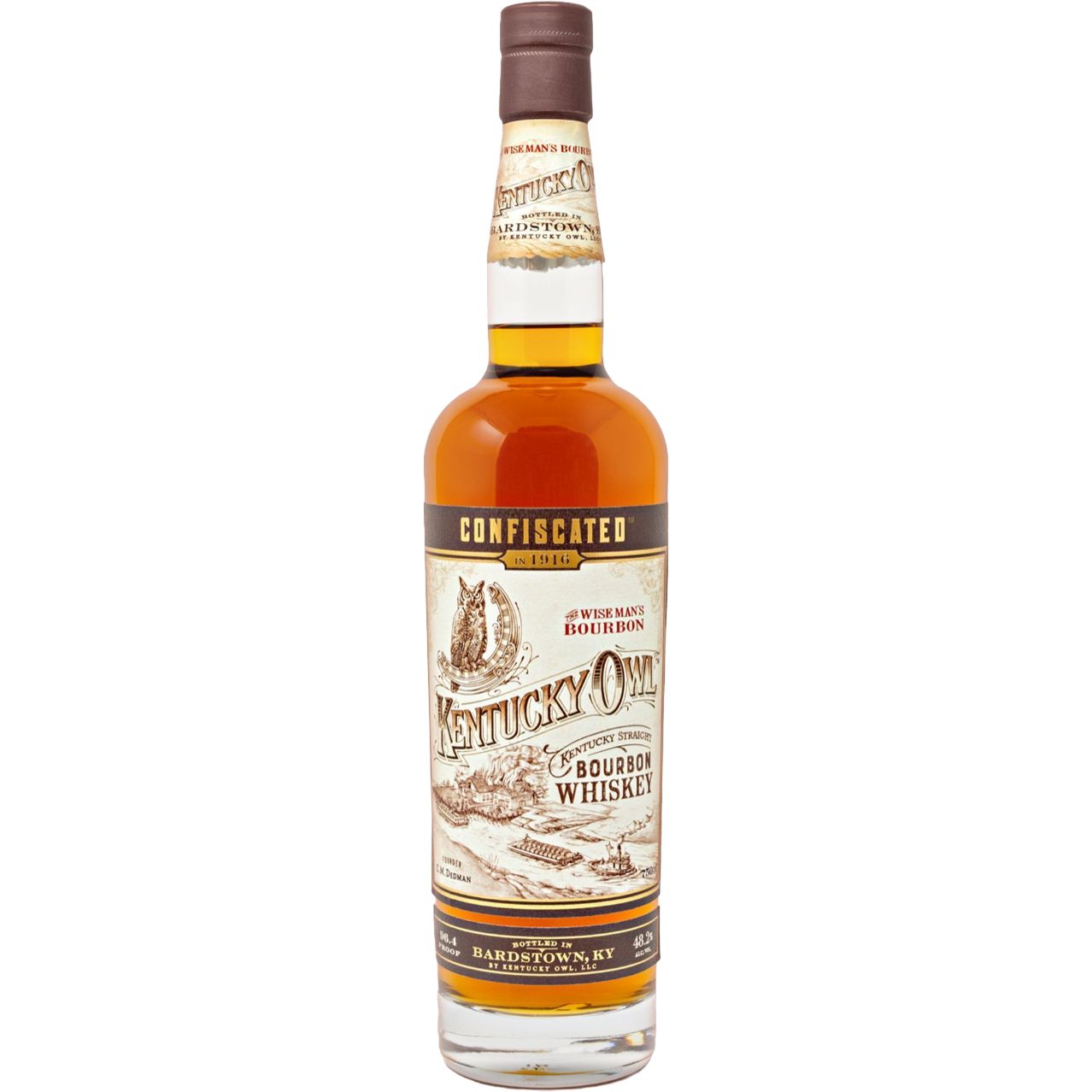 Віскі Kentucky Owl Confiscated Bourbon 48.2% 0.7 л - фото 1