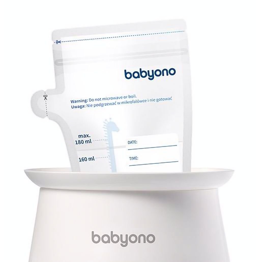 Пакети для зберігання грудного молока BabyOno, 180 мл, 30 шт. (1084) - фото 8