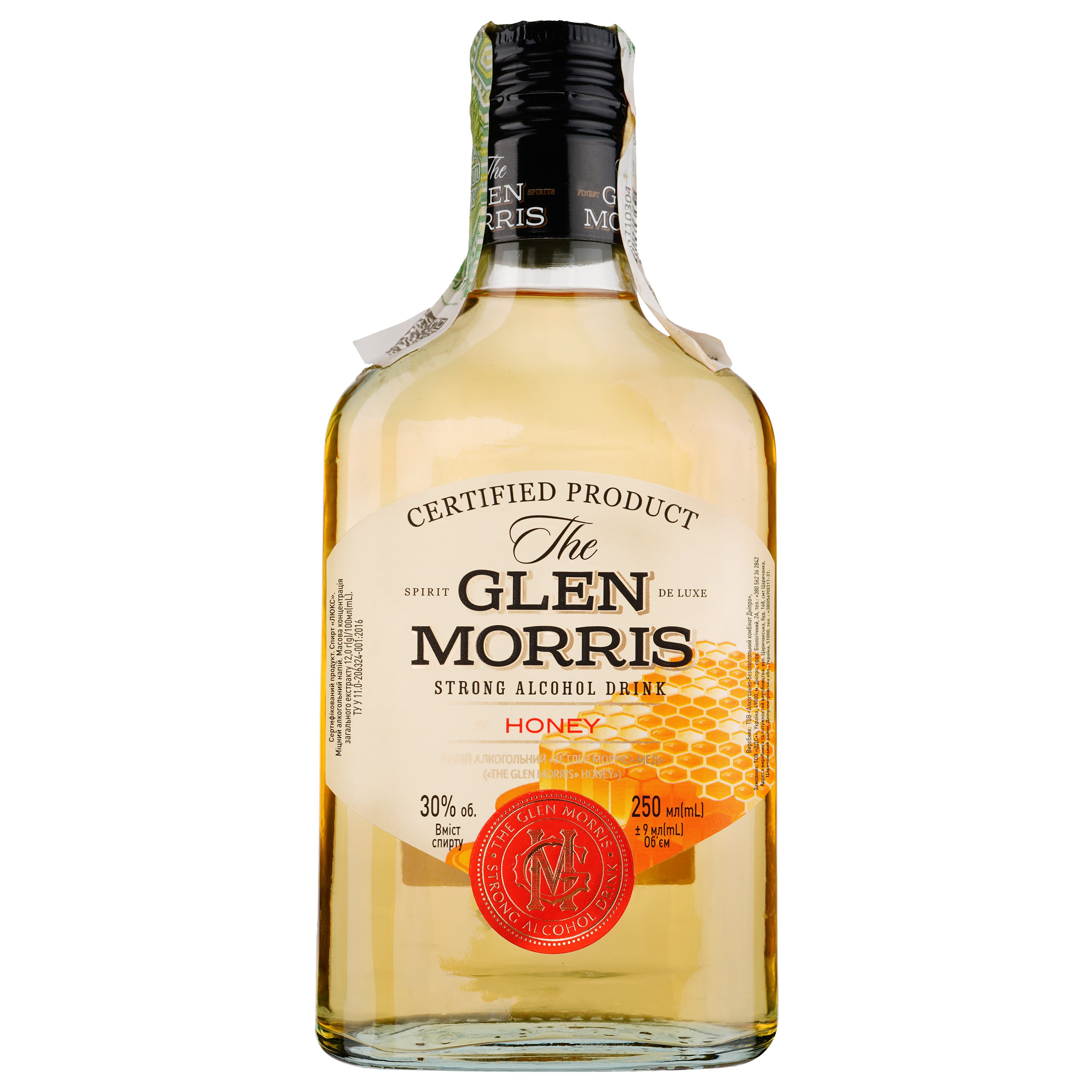 Напиток алкогольный The Glen Morris Honey, 30%, 0,25 л - фото 1
