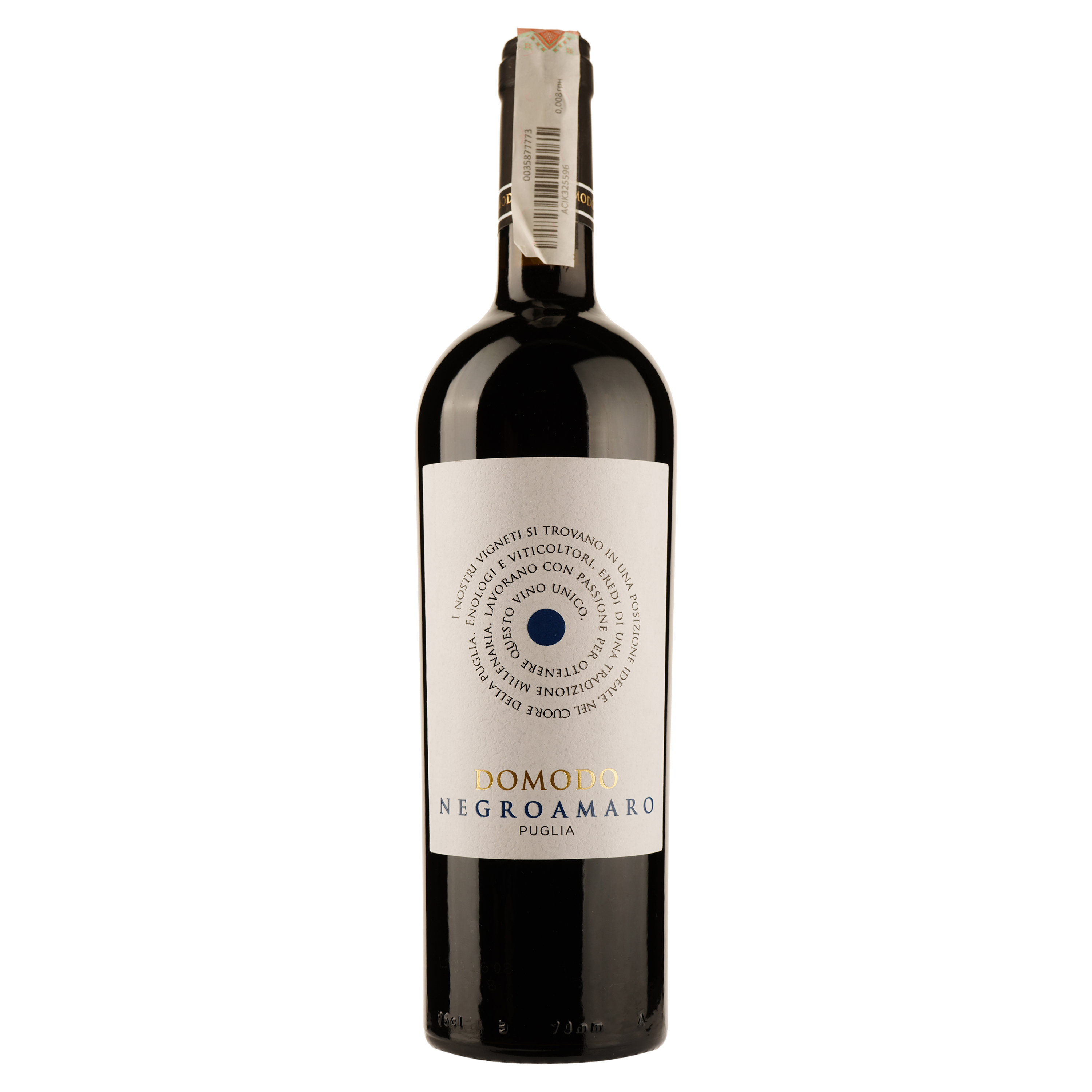 Вино Domodo Negroamaro Puglia IGP Puglia, красное, сухое, 0,75 л - фото 1